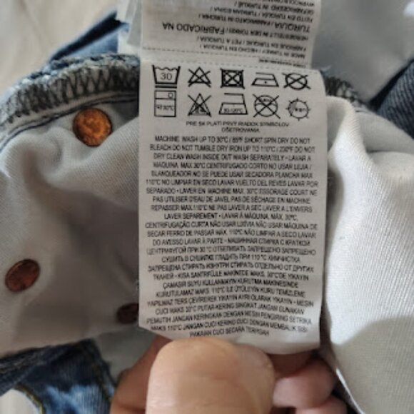 MANGO MNG | Kaia Straight Wide Leg Raw Distressed Hem High Rise Jeans 2 - Picture 10 of 13